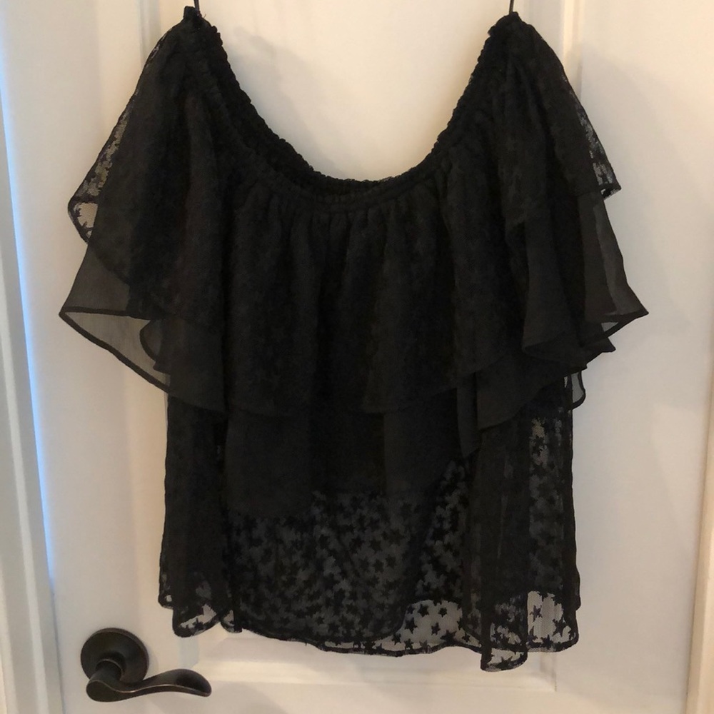 Zara off the shoulder top